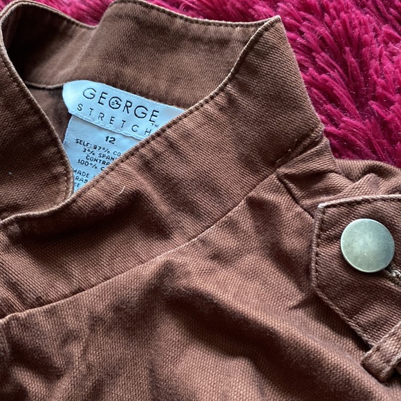 Brown faux denim retro jacket - Picture 12 of 12